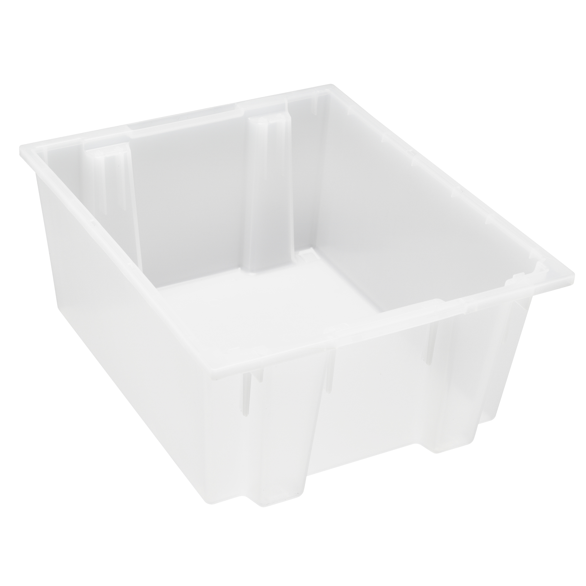 Quantum Clear Genuine Stack and Nest Tote, 10in., Model# SNT225CL